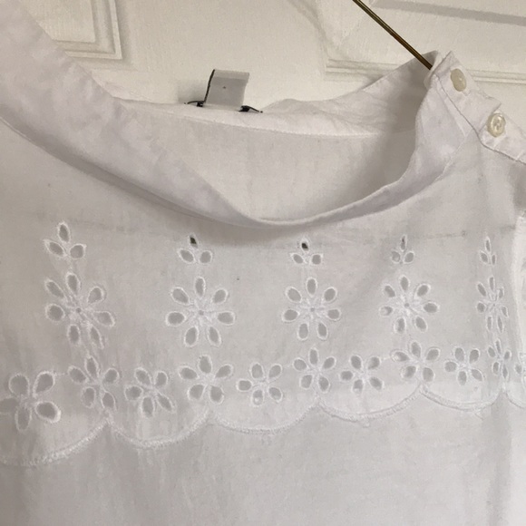 Hi-lo white blouse - Picture 2 of 8